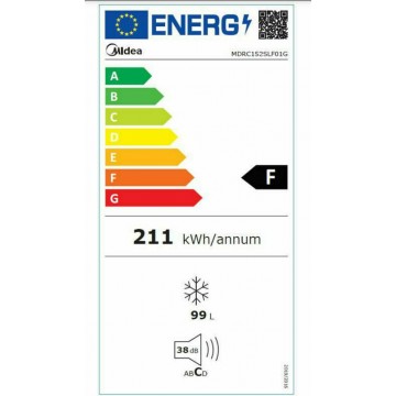 Midea MDRC152SLF01G Καταψύκτης Μπαούλο 99lt